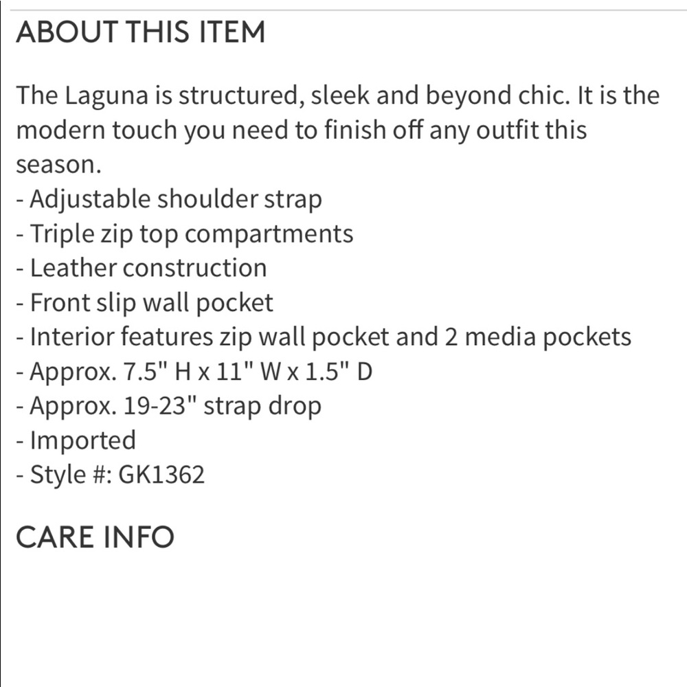 Kooba Laguna Leather Crossbody Bag - Picture 3 of 3